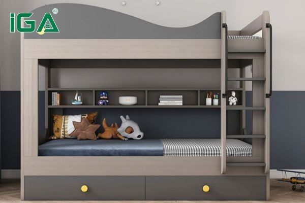 Nên đặt giường 2 tầng sát tường