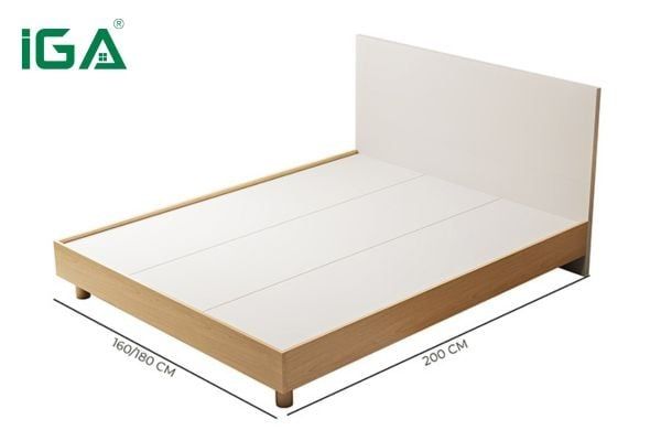 Giường đôi phù hợp cho gia đình hoặc các cặp vợ chồng