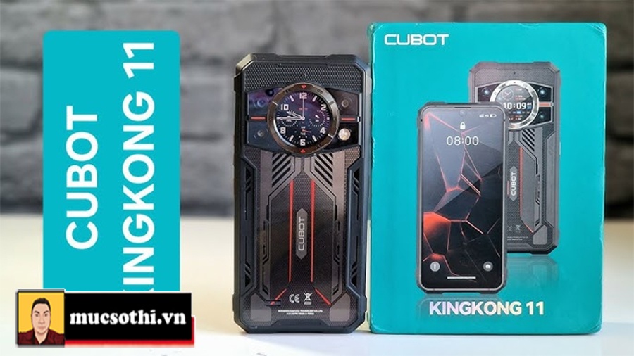 Mục sở thị KingKong 11 chiến thần di động 5G có 2 màn hình siêu bền pin khủng 10200mAh vô song mới của Cubot - mucsothi.com.vn