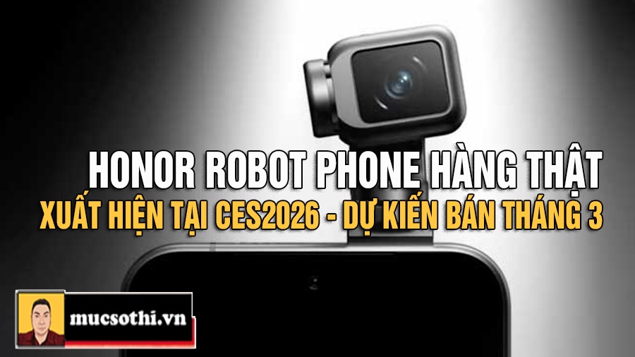 Không còn là lời đồn Robot Phone - Gimbal Smartphone độc đáo của Honor đã chính thức khai chiến tại CES2026 - mucsothi.com.vn