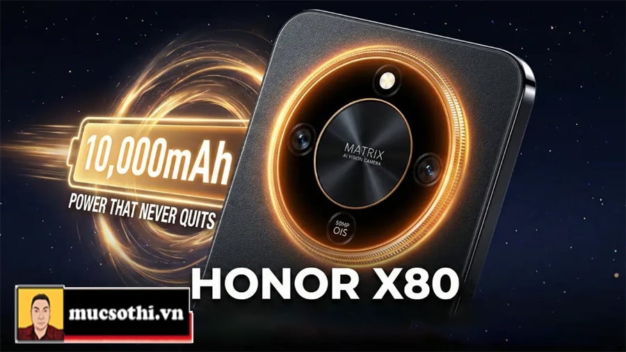Mục sở thị Honor thừa thắng xông lên trong phân khúc siêu bền nên tung tiếp X80 với pin 10000mAh - mucsothi.com.vn
