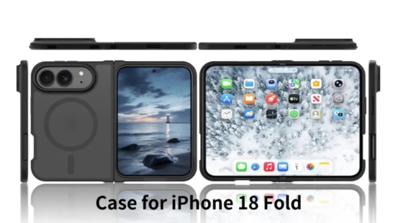 Lộ diện ốp lưng trọn vẹn hé lộ tất tần tật thiết kế iPhone 18 Fold màn hình gập đầu tiên của Apple - mucsothi.com.vn