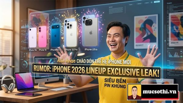 Can lộ lộ những chiếc bình mới rượu cũ thế hệ 18 của nhà Táo Apple dự định sẽ cho con nghiện nốc trong năm 2026 - mucsothi.com.vn