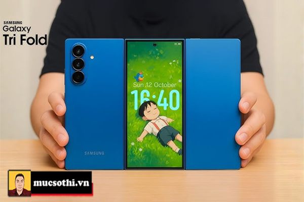 Mục sở thị smartphone gập ba Galaxy Z TriFold chính thức được Samsung trình làng