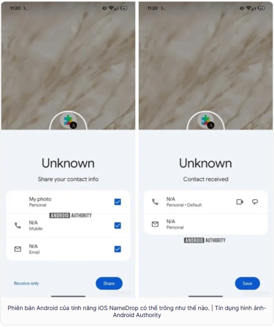 Với Namedrop giờ đây bạn có thể chia sẽ dữ liệu giữa 2 máy android nhanh như cách Airdrop của Apple - mucsothi.com.vn