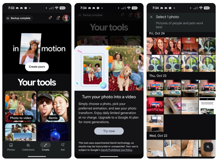 Google nâng cấp cập nhật tính năng tạo những video mẫu như Tiktok cho ứng dụng Photos cho chiến lược mới - mucsothi.com.vn