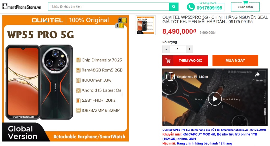 Dưới áp lực từ những thế mạnh vượt trội của Oukitel WP55 Pro khiến Apple phải đưa ra quyết định sống còn là giảm giá ngay cho iPhone 17 để tồn vong! - mucsothi.com.vn