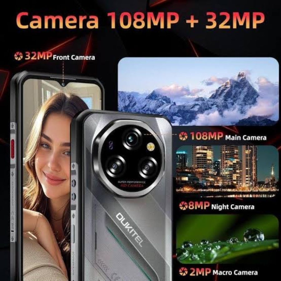 Mục sở thị tất tần tật Oukitel WP62 smartphone 5G siêu bền pin khủng 11000mAh cấu hình đỉnh cao - mucsothi.com.vn