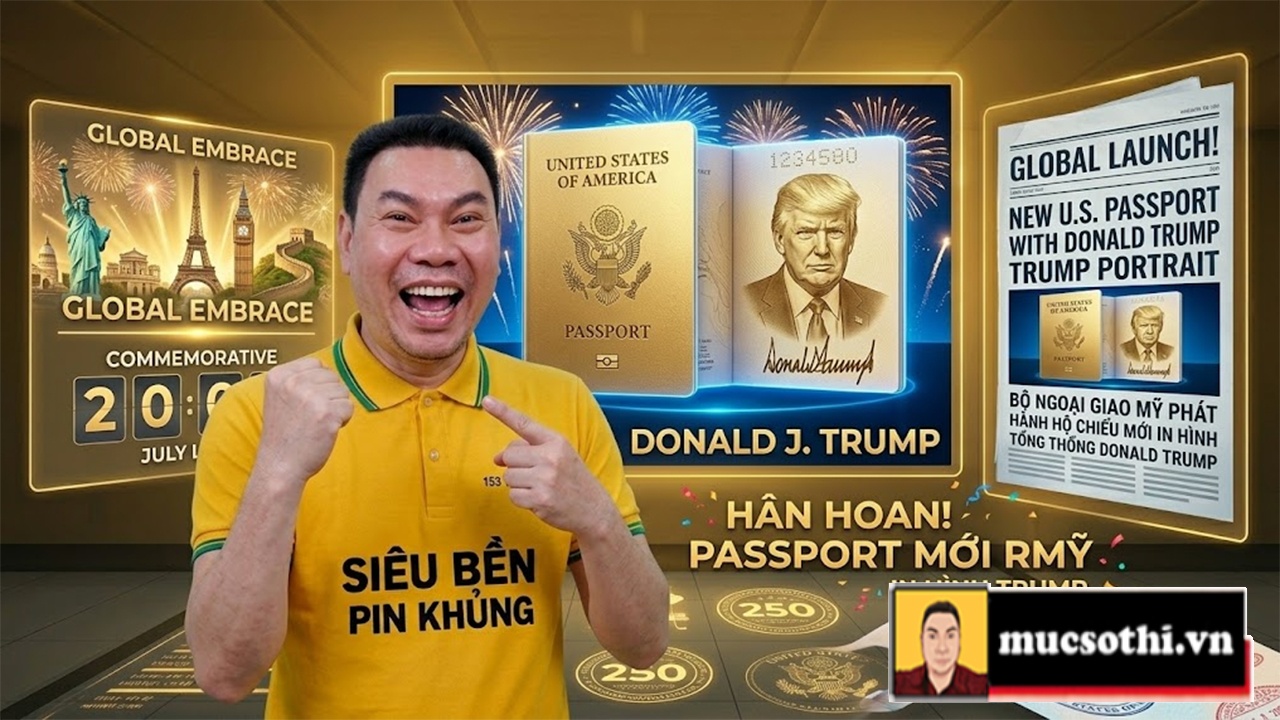 Chấn động khi Bộ Ngoại giao Mỹ sắp phát hành passport mới in hình Tổng Thống Donald John Trump - mucsothi.com.vn