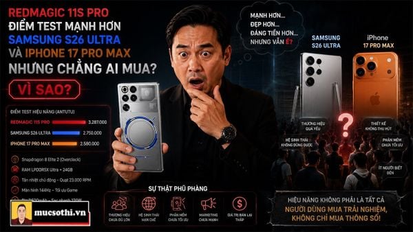 ZTE mới trình làng Redmagic 11S Pro hiệu năng mạnh hơn Samsung và iPhone nhưng không ai mua, vì sao?
