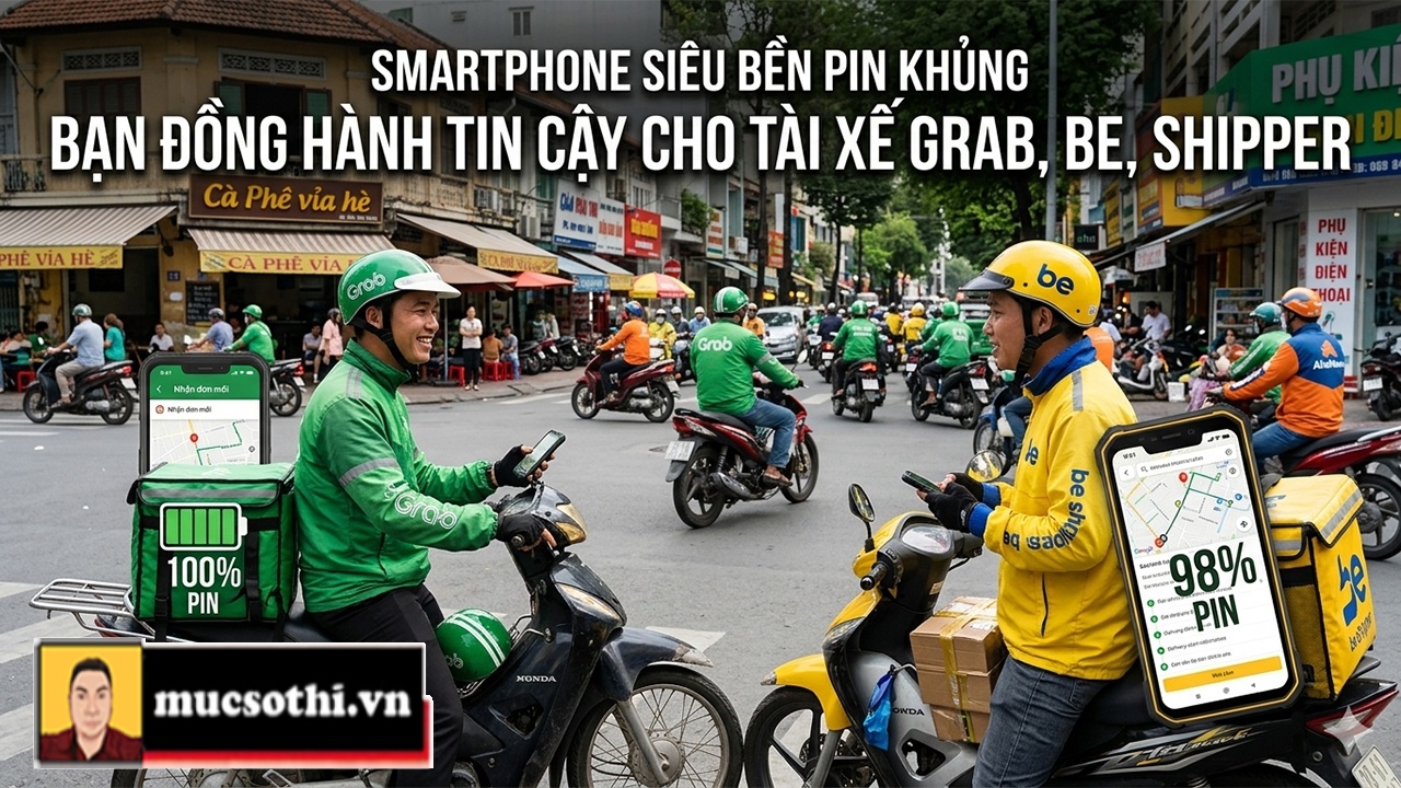Mục sở thị Pin hết giữa đường, máy rơi vỡ màn hình… Tài xế Grab, Be, shipper ơi! Bạn còn chịu nổi bao lâu nữa? - mucsothi.com.vn