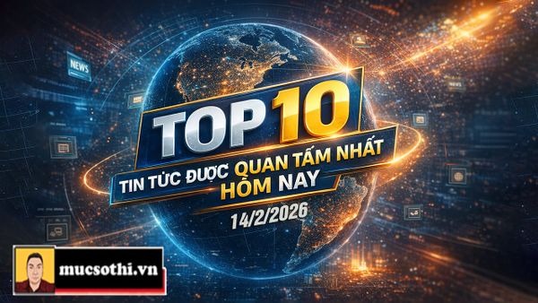 Mục sở thị TOP 10 tin HOT đang được quan tâm hôm nay 14/2/2026 - mucsothi.com.vn