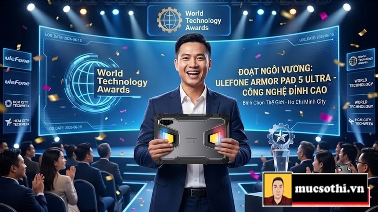Ulefone Armor Pad 5 Ultra giành ngôi vương về máy tính bảng tích hợp công nghệ máy chiếu Projector đỉnh cao - mucsothi.com.vn