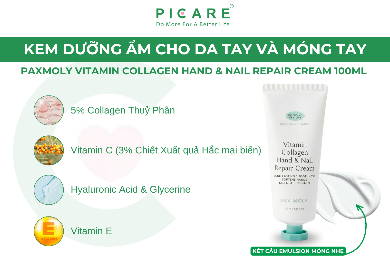 Kem dưỡng da tay và móng tay hiệu quả
