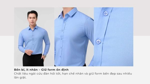 Sơ mi nam ngải cứu Merriman – Làn gió mới cho phong cách công sở
