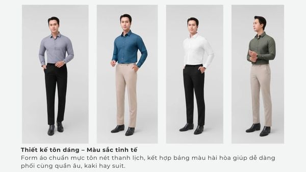 Sơ mi nam ngải cứu Merriman – Làn gió mới cho phong cách công sở