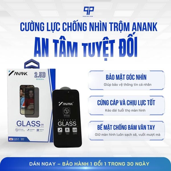 kính cường lực chống nhìn trộm