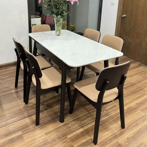 Bàn ăn thông minh L137 kết hợp ghế Z122A