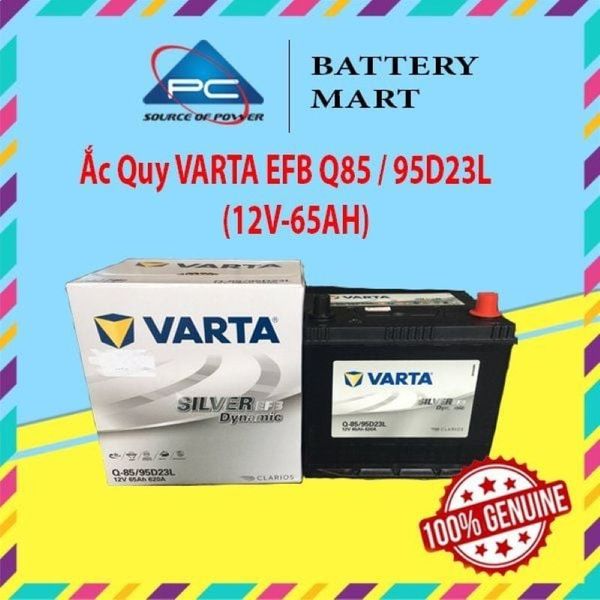 Ắc quy Varta EFB Q85/95D23L