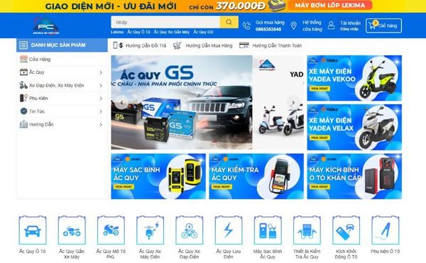 Phước Châu là đơn vị cung cấp bình ắc quy xe Vision chính hãng