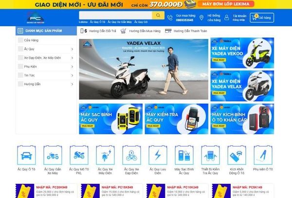 Phước Châu cung cấp ắc quy xe máy điện Vinfast Feliz