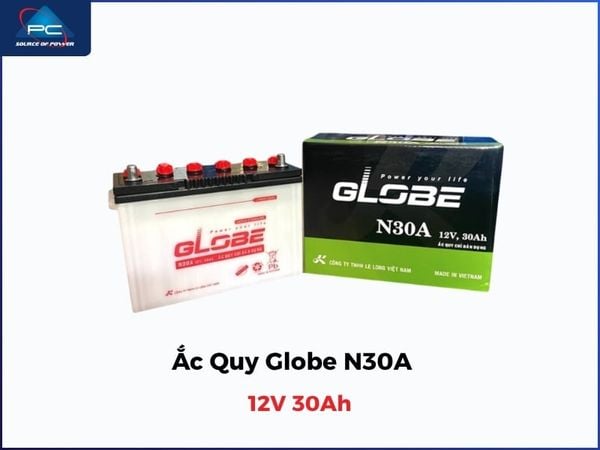 Bình ắc quy 12V 30Ah Globe
