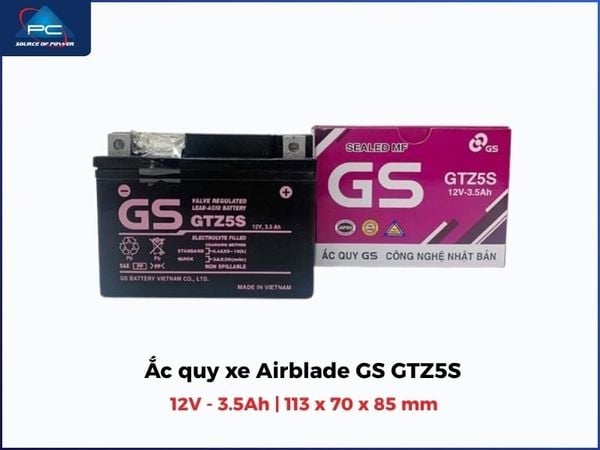 bình ắc quy xe AB GS GTZ5S