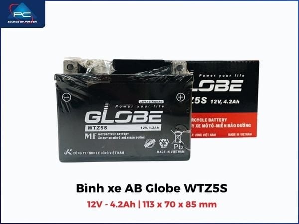 bình xe AB Globe WTZ5S