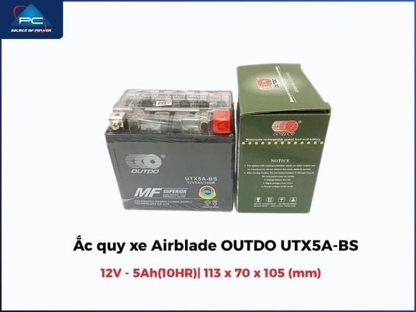 ắc quy xe Airblade OUTDO UTX5A-BS