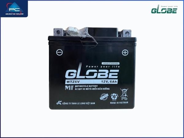 Bình ắc quy xe tay ga Globe