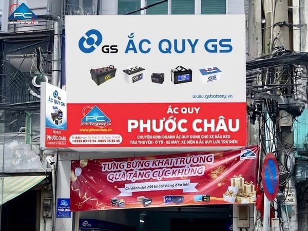 đại lý ắc quy gs ắc quy phước châu