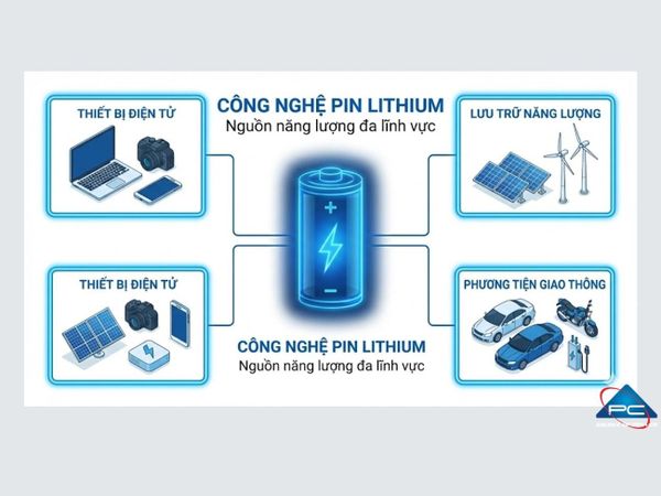 các ứng dụng của Pin Lithium