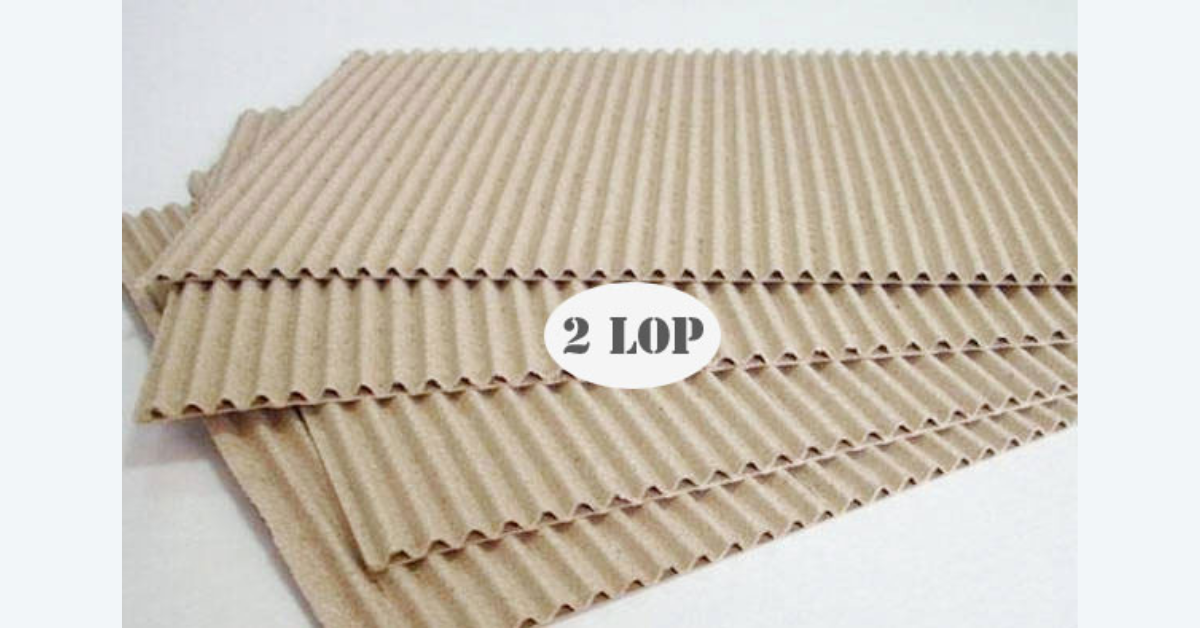 Giấy carton 2 lớp là gì?