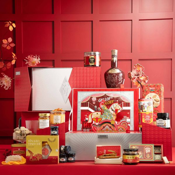 hộp quà Tết cao cấp sang trọng cho doanh nghiệp