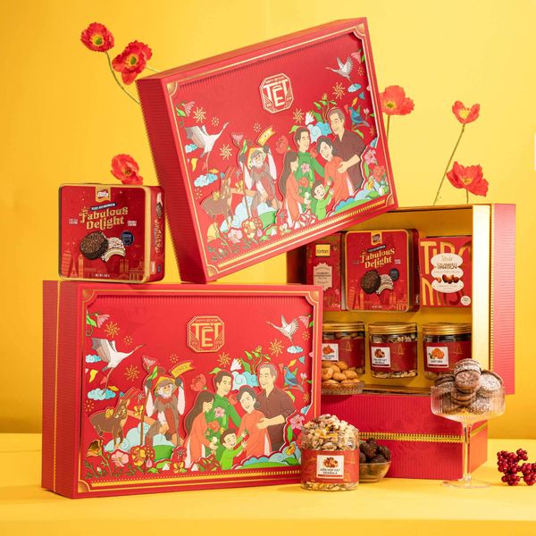 hộp quà Tết gia đình