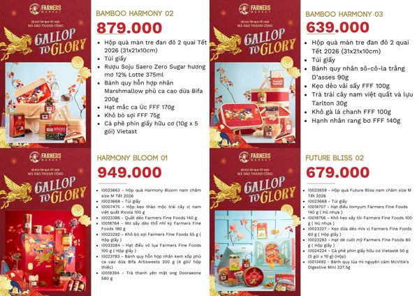 Đa dạng mức giá