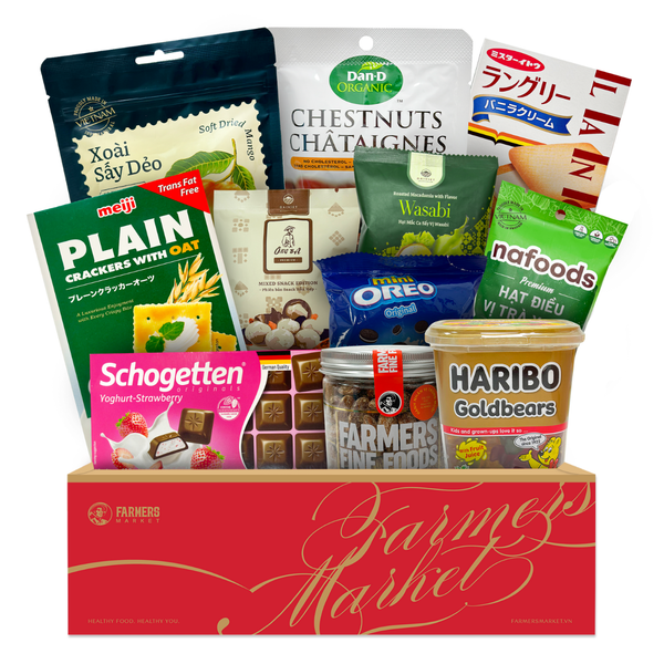 hộp quà trà bánh 20/10 Farmers Market