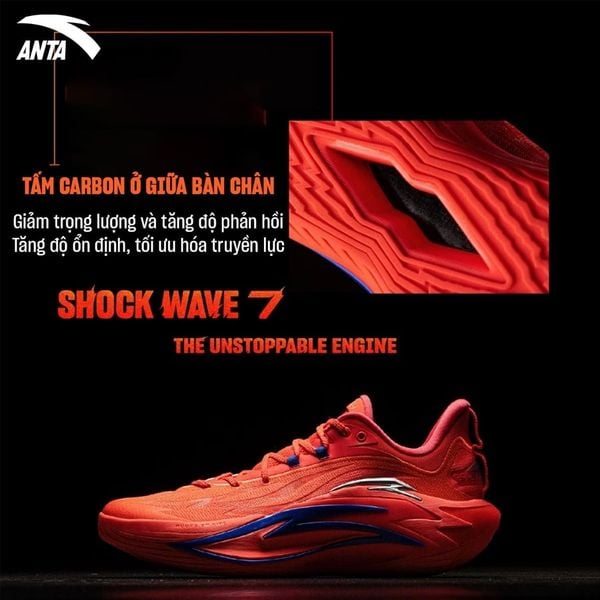 hiệu năng giày bóng rổ outdoor shock wave 7