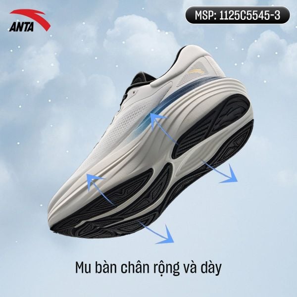 Anta PG7 Travel 2 khoang mũi rộng phù hợp người có bàn chân dày