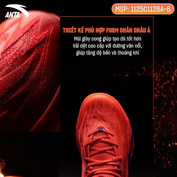 upper giày bóng rổ anta shockwave 7