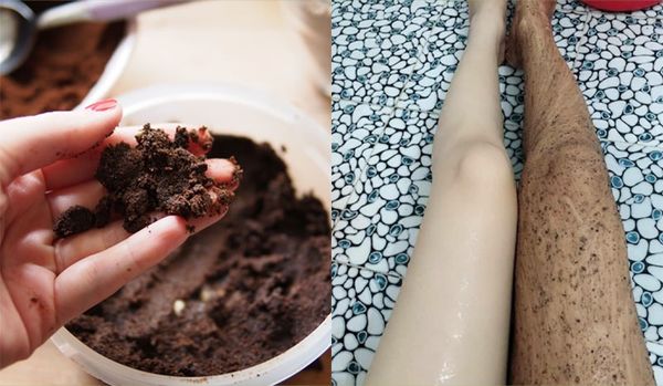 cách sử dụng bã cafe để tắm trắng