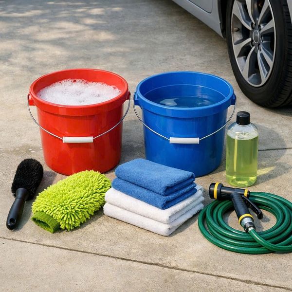 cách rửa xe ô tô tại nhà
