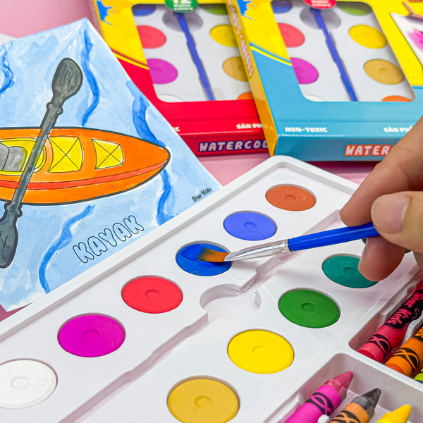 Bộ Kit nghệ thuật Star Kids chủ đề thiên nhiên đầy đủ màu sắc