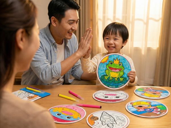 Giá trị lao động trong từng món đồ chơi thủ công Star Kids