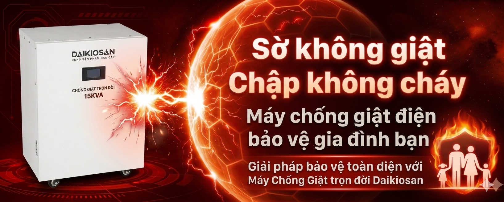 Máy chống giật điện Daikiosan Đà Nẵng