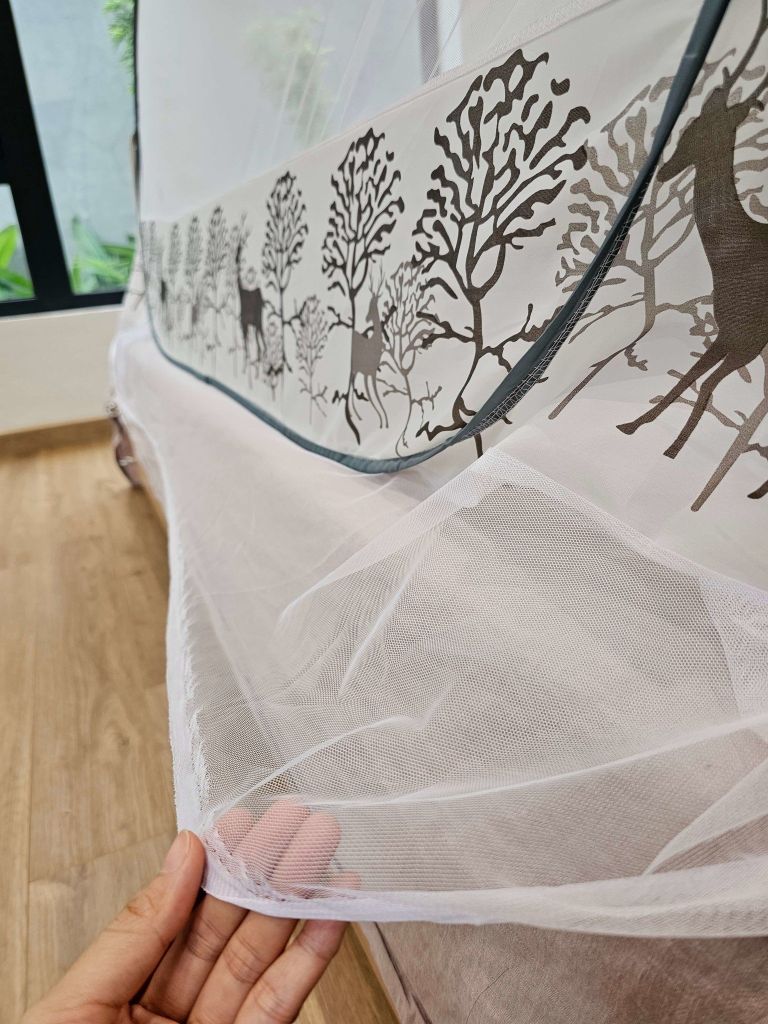 mùng tự bung cao cấp