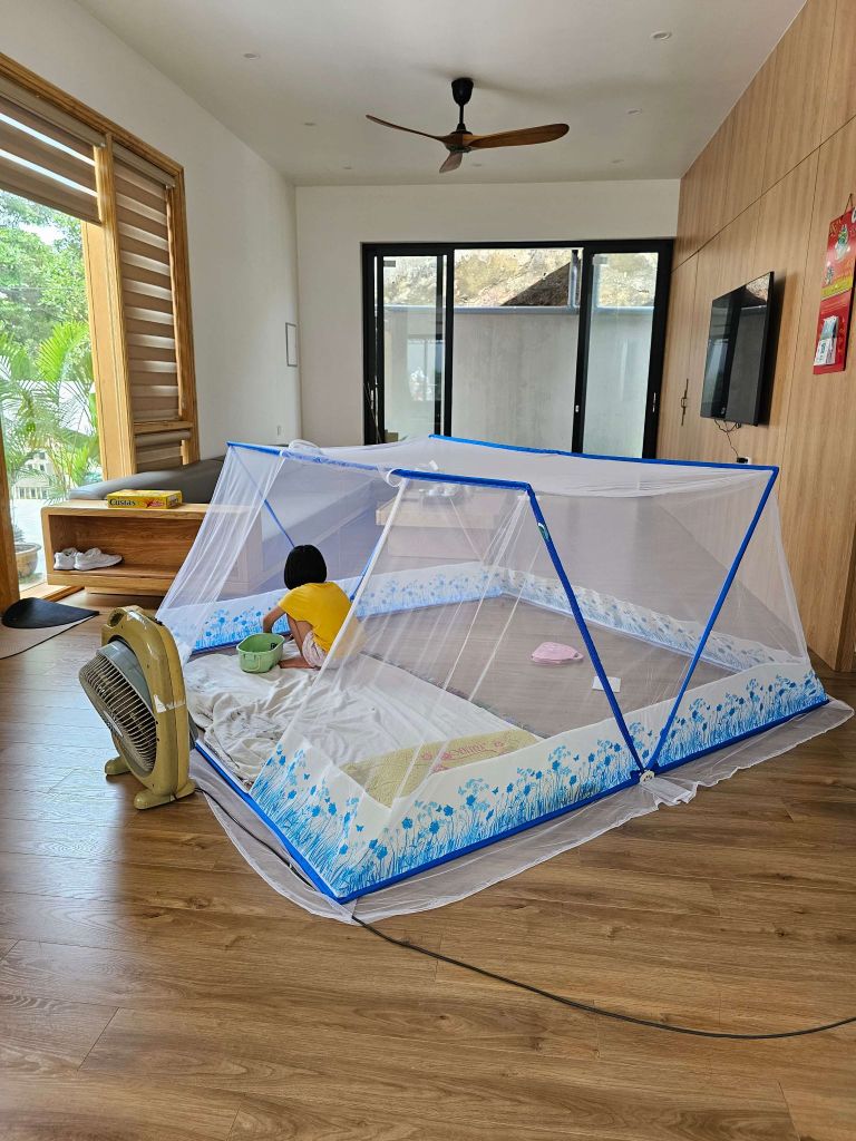 màn chụp gấp gọn tiện lợi