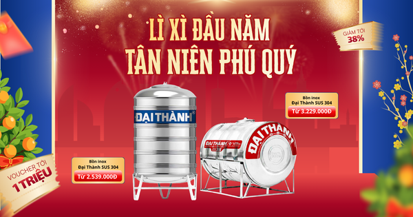 Bồn nhựa ưu đãi đậm sâu