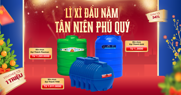 Bồn nhựa ưu đãi đậm sâu