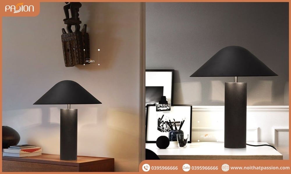 Đèn bàn hình nón chao nghiêng Minimalist